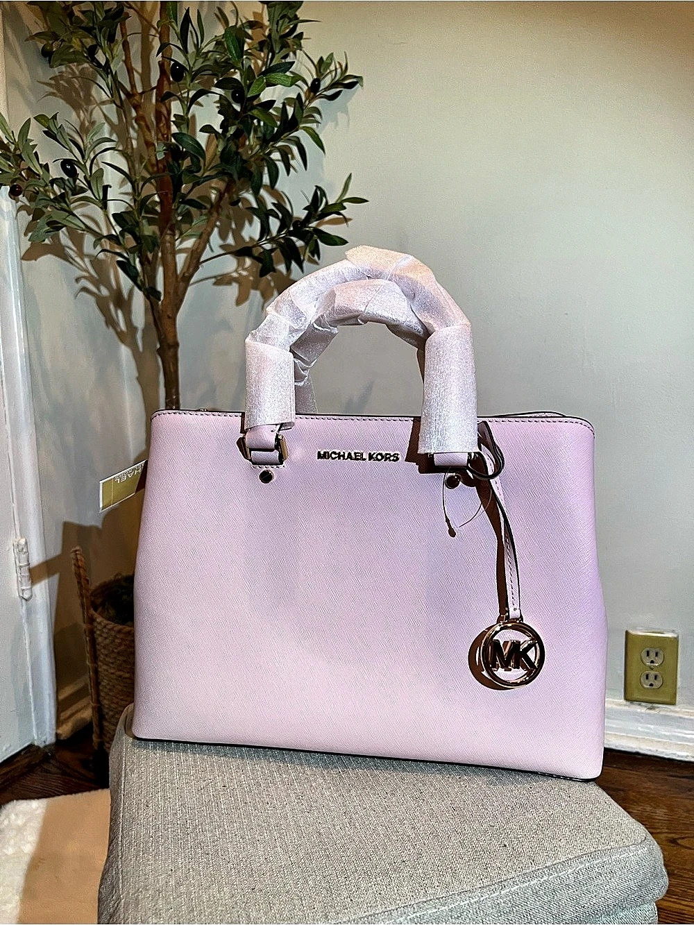 Michael Kors Savannah Large Satchel Pink